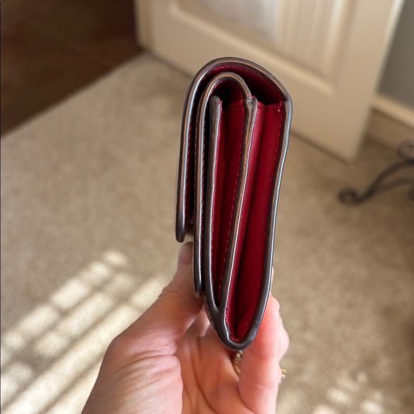 Furla Three-Tone Red, Black, and White Wallet - Picture 4 of 11